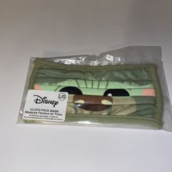 Disney Star Wars GROGU Cloth Face Mask Adult Large Reusable Washable Sealed NEW B011