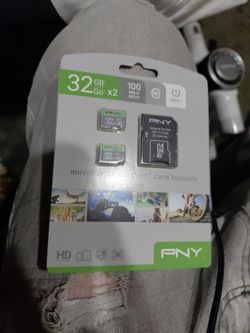 PNY micro SDHC flash card elite x2 with adapter