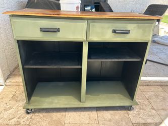 Green bar cart