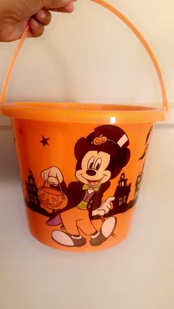 Mickey Mouse Halloween Trick-or-Treat Bucket