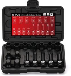 16-Piece Impact Brake Caliper Socket Set - NEW (1451/13)
