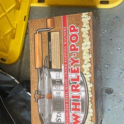 Stainless Steel Popcorn Machine 