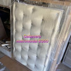 Headboard  Matrimonial ,new $350