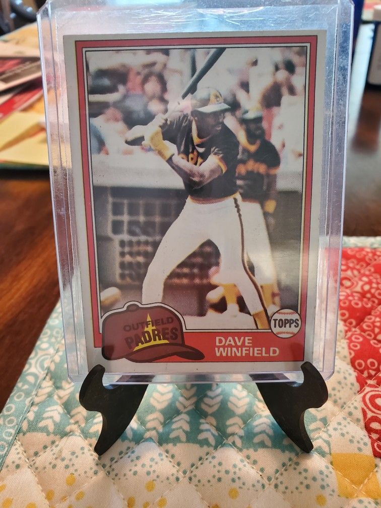 Dave Winfield 1980 Topps 1981 Topps Baseball Cards