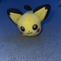 Pokemon Pichu Laying Plush 4" Cute Stuffed Animal Toy