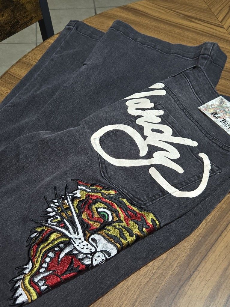 SLIM FLARE ED HARDY JEANS