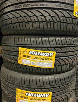225/30/22 Tires Brand New Set