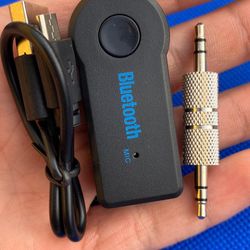Bluetooth Car Aux Audio Stereo Music Adapter Receiver Transmitter 3.5mm 
