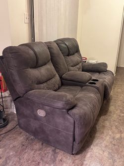 Reclining Loveseat with Console