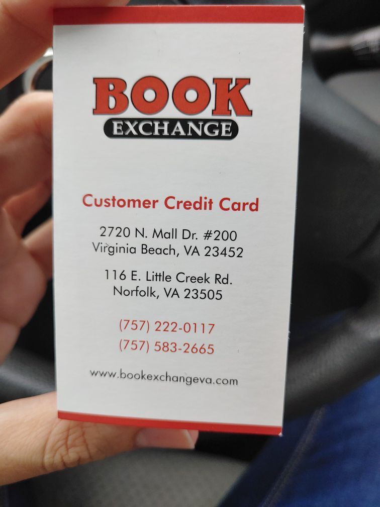 Book Exchange Credit