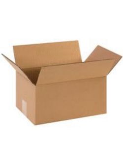 (Lot of 25 )Corrugated Shipping Boxes, 12"L x 8"W x 6”D=Pa-824