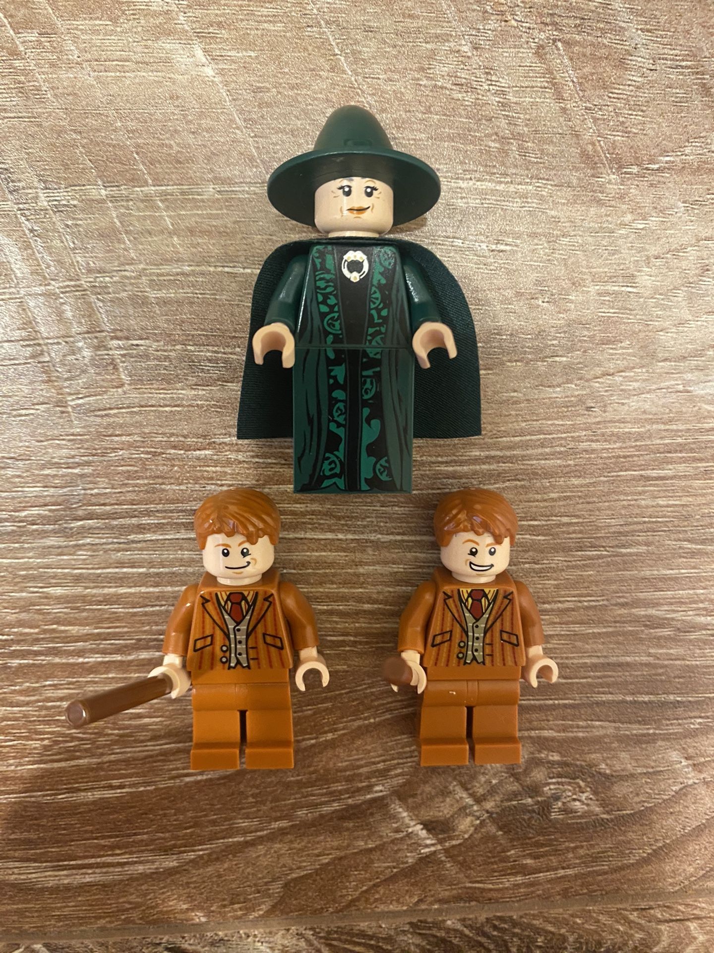 Lego Harry Potter Professor Minerva McGonagall + Weasley Twins