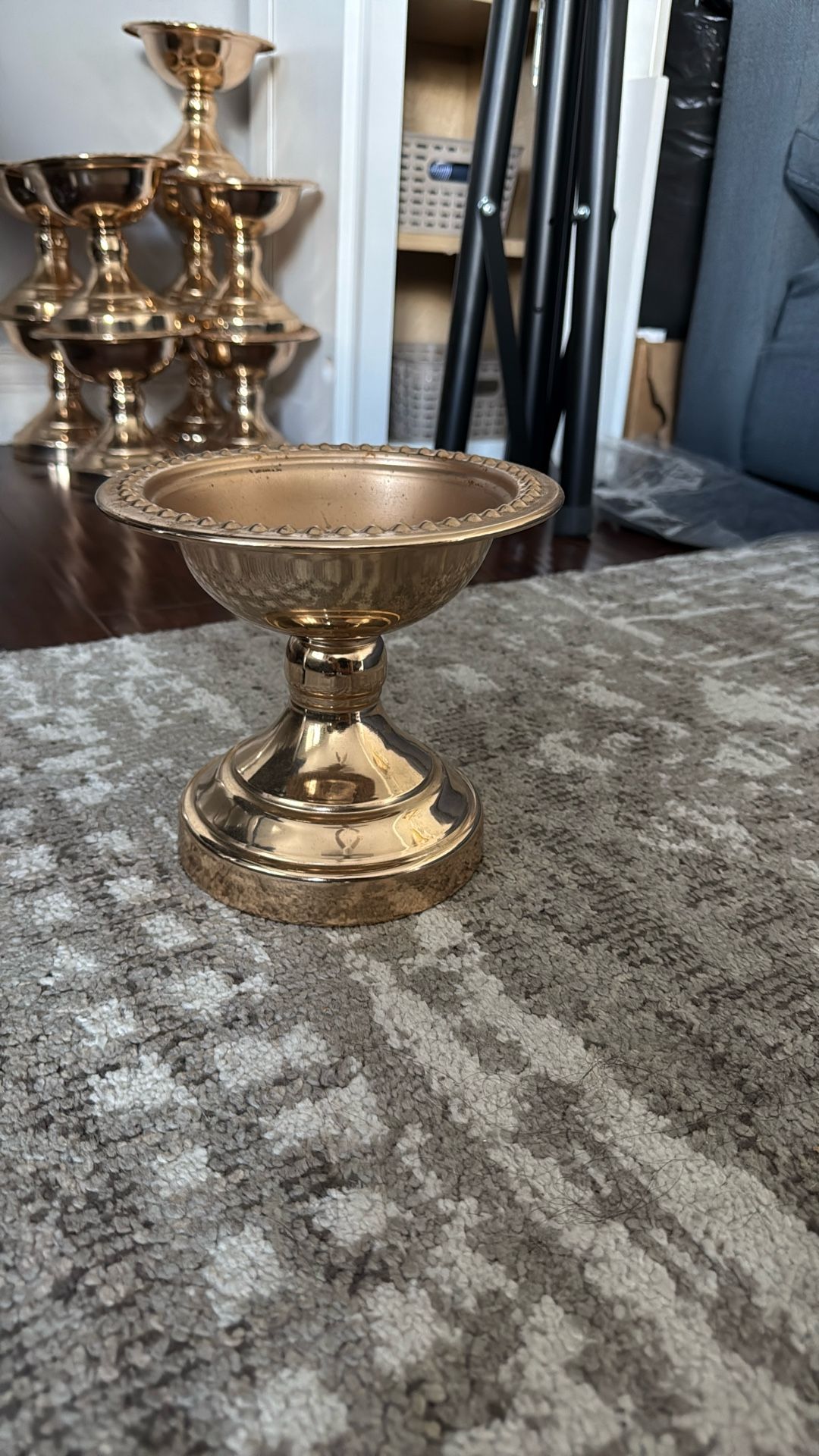 Gold Flower Vases