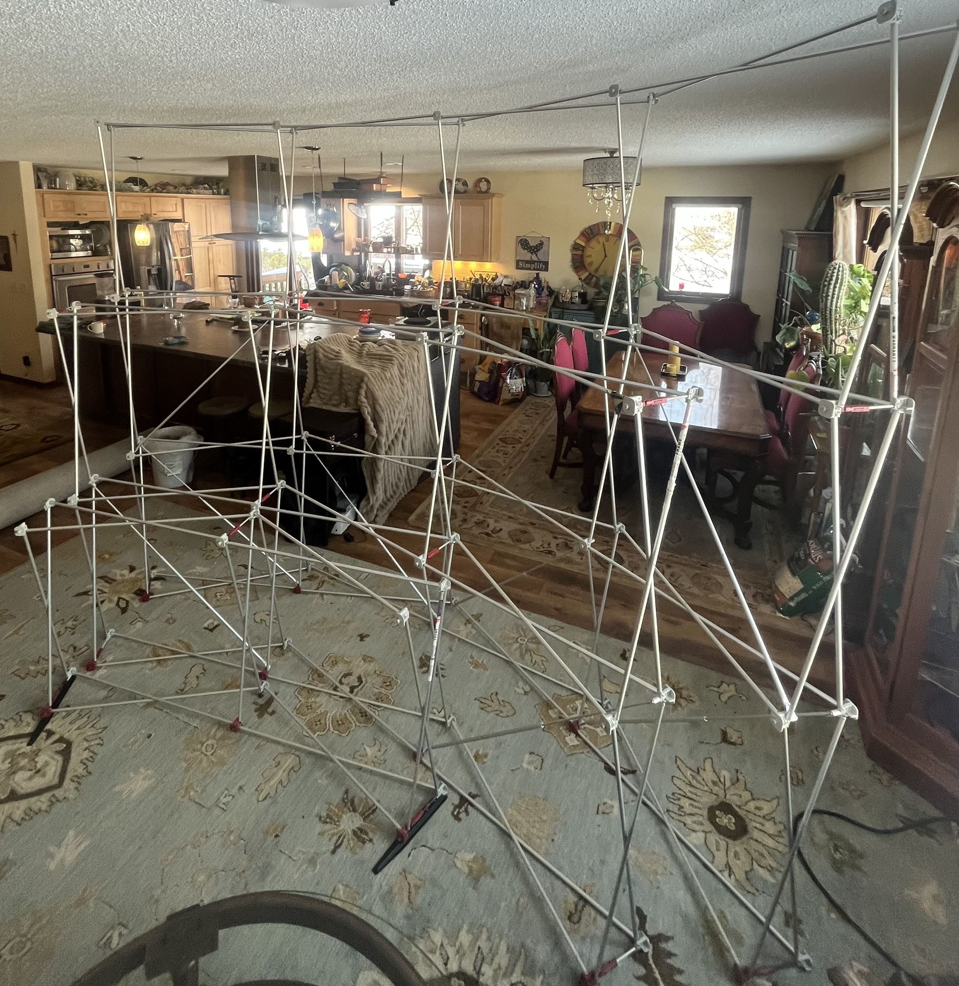 3 Aluminum Pop-Up Trade Show Display Frames (Varying sizes)