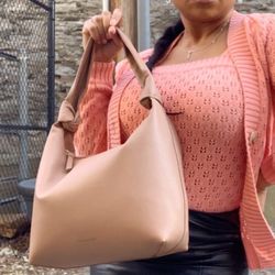 Knotted Shoulder Bag Hobo, Tan Vegan Leather-Elizabeth and James