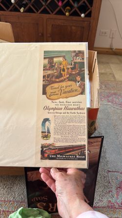 The Olympian Hiawatha 1947 magazine ad