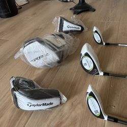 Taylormade Driver And Wood Golf Clubs