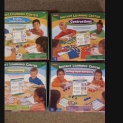CA. LAKESHORE INSTANT LEARNING CENTERS. NEW NOT OPENED. $45.00 FOR ALL 4. 
