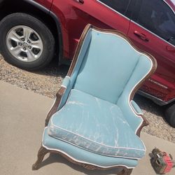 Vintage  Seafoam Chair