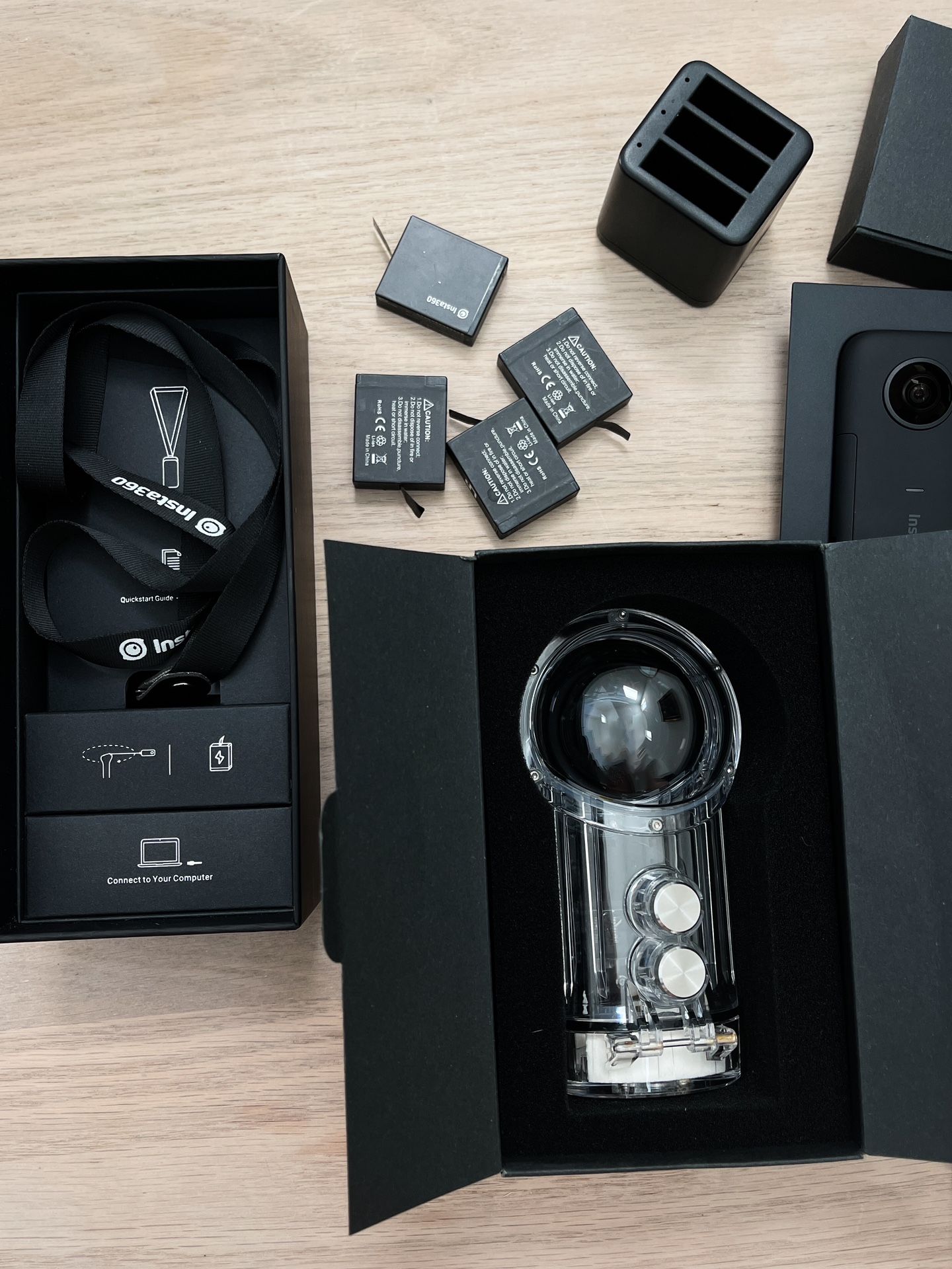 Insta360 One X With Diving Case Action Cam