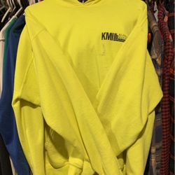 Large Hi Vis Safety Construction Hoodie (Used)