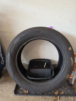 Single tire.