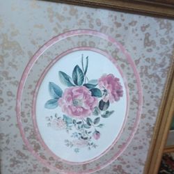 Roses Double Knot Framed Artwork