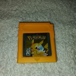Pokemon Yellow Edition Game Boy Video Game Nintendo Gameboy  Pikachu 