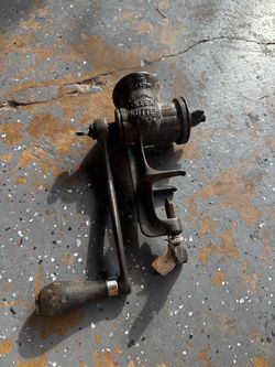 Vintage meat grinder