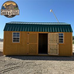 Durable 12x20 Lofted Barn Shed – Free Delivery