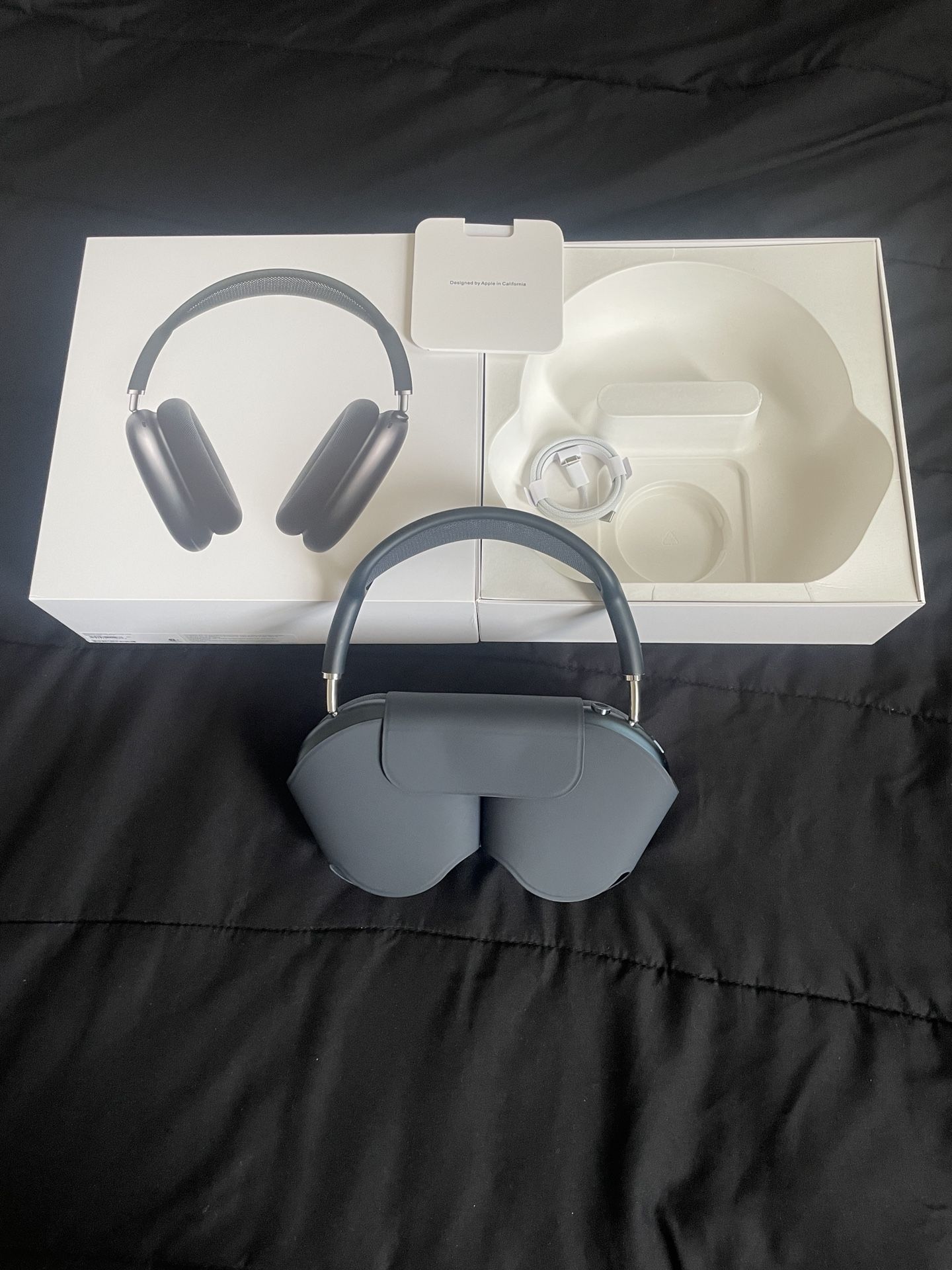 Apple AirPods Max USB-C, Midnight Active Noise Cancelling & Spatial Audio + Limited warranty