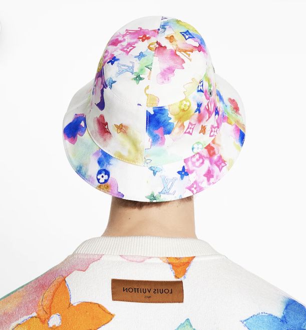Louis Vuitton Bucket Hat Monogram Watercolor Multicolor
