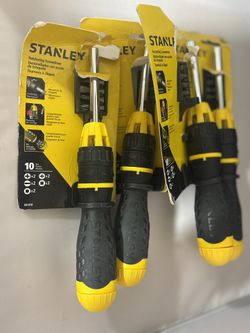 4-pack Stanley Ratcheting Screwdriver