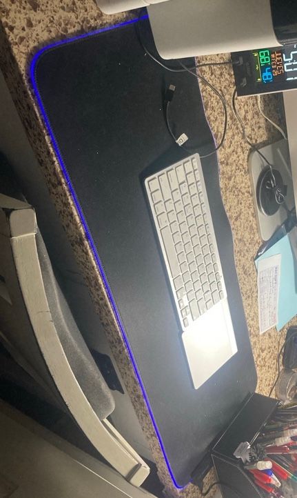 Long Led Light Mouse Pad