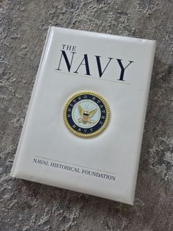 Large Navy Coffee Table Book