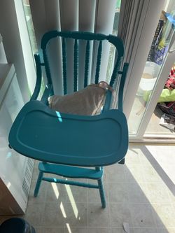 Antique highchair