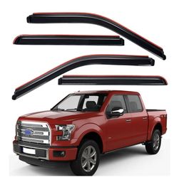 Lightronic Extra Durable Clip-on in-Channel Auto Vent Window Visors, Fits 2002-2008 Dodge Ram