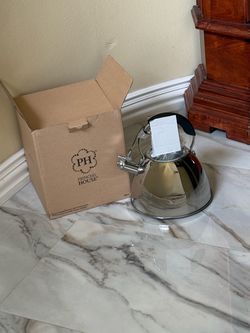 Tetera de acero inoxidable Princess House