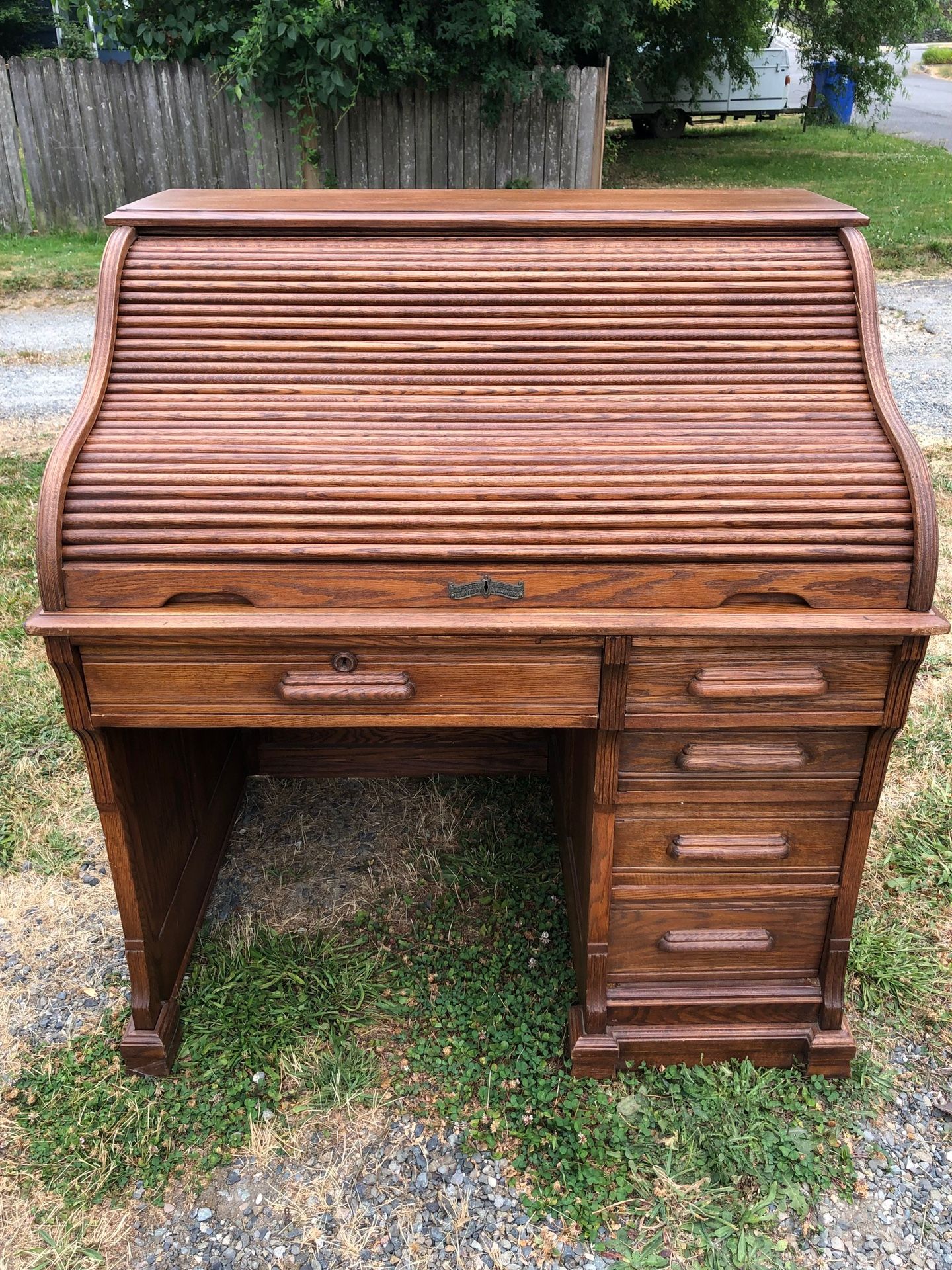 Antique Roll Top Desk