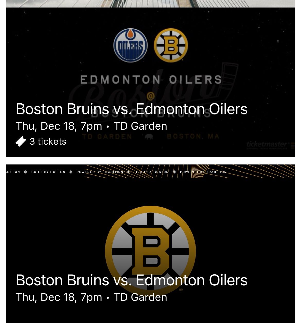 Bruins Vs Connor McDavid 12-18