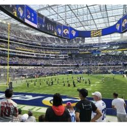 2 Lower Endzone NFC Wild Card Tix Rams vs Cards