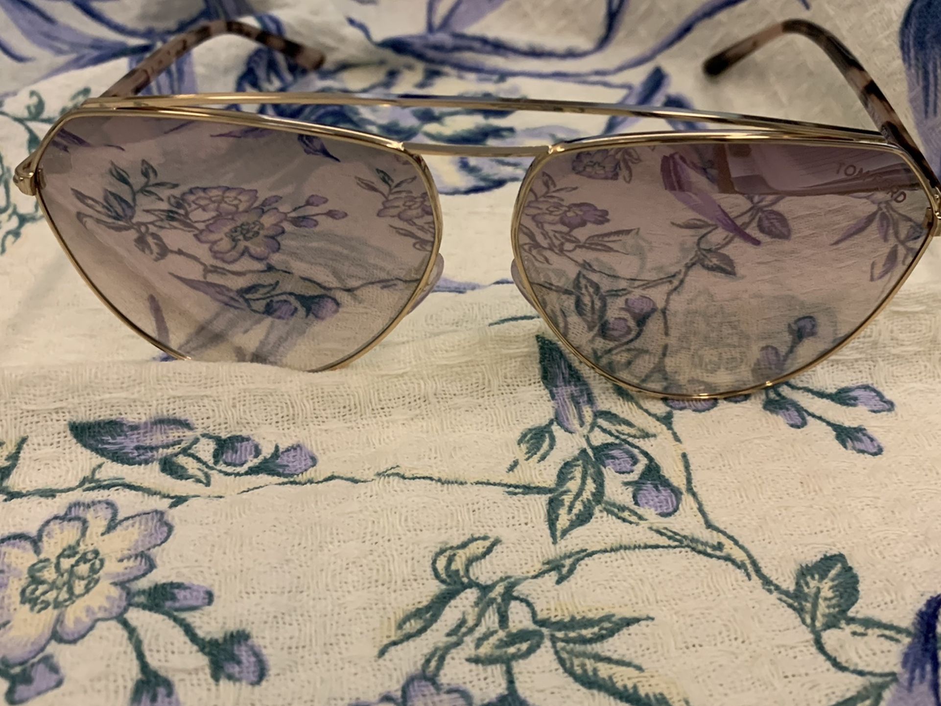 Tom Ford Binx 63mm Aviator Sunglasses
