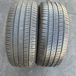 2.  Tires.  255. 50. 20.   Pirelli 