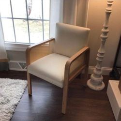 Dining/Accent C h air with Cane Arms- "Stallings" - Cream Color 