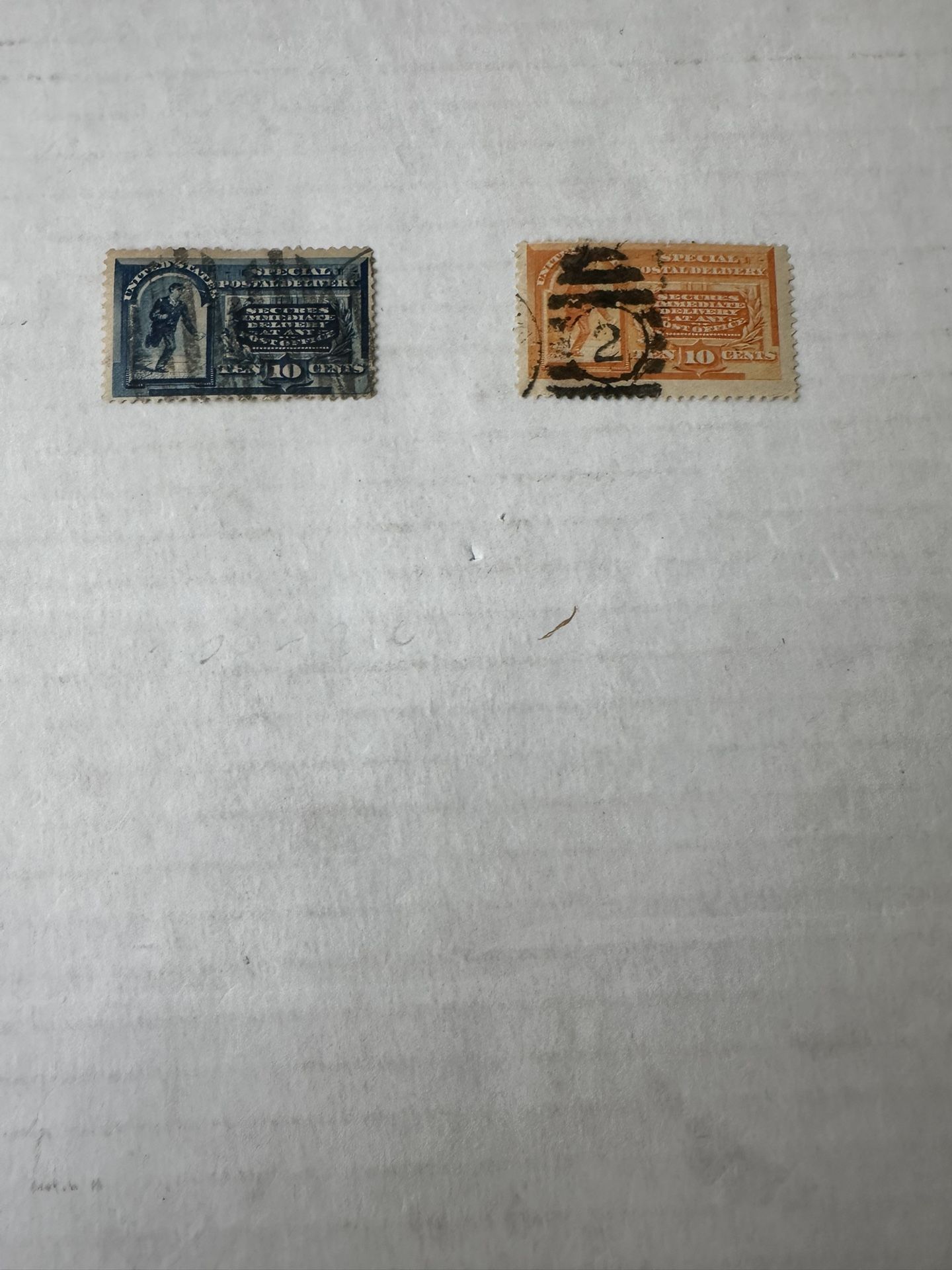 United States Special Delivery E2-3 Used Stamps