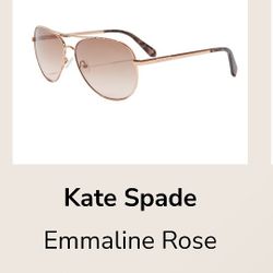 Kate Spade

Emmaline Rose

Gold Aviator
