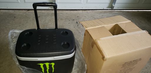 Brand New Monster cooler in a box.