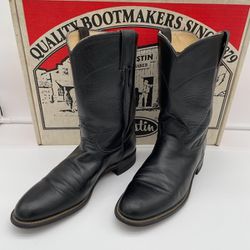 Vintage Justin Roper Boots Size 9.5
