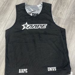 Aape Bathing Ape Bape Black Reversible Jersey 