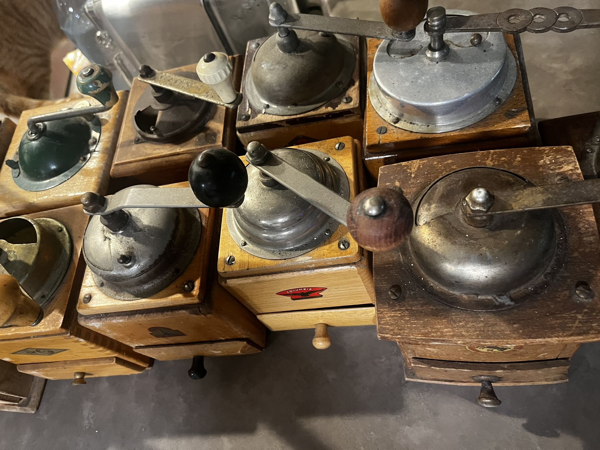 Antique Coffee Bean Grinders